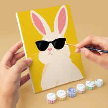 Load image into Gallery viewer, Mini Paint by Numbers Set 15x20cm (6 pieces) - Cool Animals