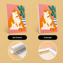 Load image into Gallery viewer, Mini Paint by Numbers Set 15x20cm (6 pieces) - Cozy Cat Moments