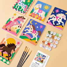 Load image into Gallery viewer, Mini Paint by Numbers Set 15x20cm (6 pieces) - Desert Run