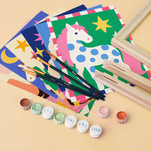 Load image into Gallery viewer, Mini Paint by Numbers Set 15x20cm (6 pieces) - Desert Run