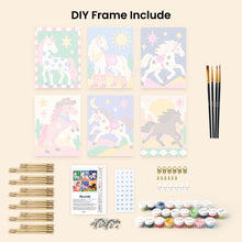 Load image into Gallery viewer, Mini Paint by Numbers Set 15x20cm (6 pieces) - Desert Run
