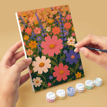 Load image into Gallery viewer, Mini Paint by Numbers Set 15x20cm (6 pieces) - Dreamy Wildflower Meadow