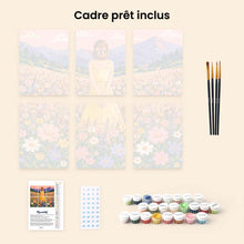 Load image into Gallery viewer, Mini Paint by Numbers Set 15x20cm (6 pieces) - Dreamy Wildflower Meadow