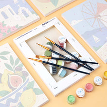 Load image into Gallery viewer, Mini Paint by Numbers Set 15x20cm (6 pieces) - Greek Summer