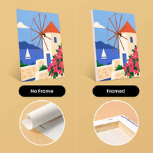 Load image into Gallery viewer, Mini Paint by Numbers Set 15x20cm (6 pieces) - Greek Summer