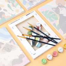 Load image into Gallery viewer, Mini Paint by Numbers Set 15x20cm (6 pieces) - Groovy Cats