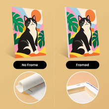 Load image into Gallery viewer, Mini Paint by Numbers Set 15x20cm (6 pieces) - Groovy Cats