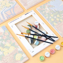 Load image into Gallery viewer, Mini Paint by Numbers Set 15x20cm (6 pieces) - Italian Lemon Garden
