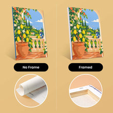 Load image into Gallery viewer, Mini Paint by Numbers Set 15x20cm (6 pieces) - Italian Lemon Garden