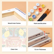 Load image into Gallery viewer, Mini Paint by Numbers Set 15x20cm (6 pieces) - Lemon Folk Art