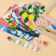 Load image into Gallery viewer, Mini Paint by Numbers Set 15x20cm (6 pieces) - Mediterranean Summer Moments