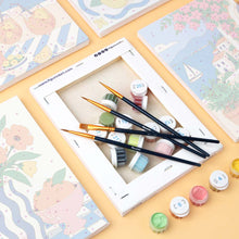Load image into Gallery viewer, Mini Paint by Numbers Set 15x20cm (6 pieces) - Mediterranean Summer Moments