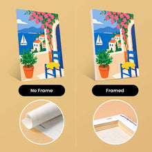 Load image into Gallery viewer, Mini Paint by Numbers Set 15x20cm (6 pieces) - Mediterranean Summer Moments