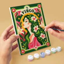 Load image into Gallery viewer, Mini Paint by Numbers Set 15x20cm (6 pieces) - Retro Zodiac 1
