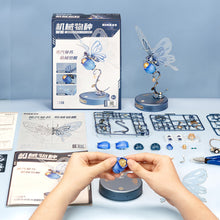 Load image into Gallery viewer, 3D Puzzle - Butterfly and Blue Rose