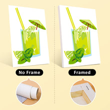 Load image into Gallery viewer, Mini Paint by numbers 15x20cm (6 pieces) - Fresh Fruit Juices
