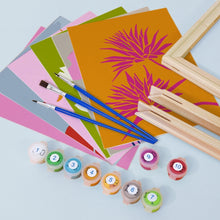 Load image into Gallery viewer, Mini Paint by numbers 15x20cm (6 pieces) - Modern Floral Prints