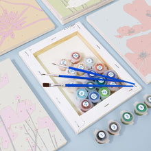 Load image into Gallery viewer, Mini Paint by numbers 15x20cm (6 pieces) - Modern Floral Prints