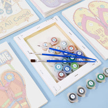 Load image into Gallery viewer, Mini Paint by numbers 15x20cm (6 pieces) - Flip-Flop Summer Signs