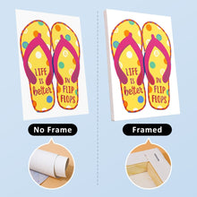 Load image into Gallery viewer, Mini Paint by numbers 15x20cm (6 pieces) - Flip-Flop Summer Signs