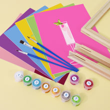 Load image into Gallery viewer, Mini Paint by numbers 15x20cm (6 pieces) - Stylish Cocktail Glasses