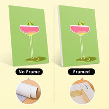 Load image into Gallery viewer, Mini Paint by numbers 15x20cm (6 pieces) - Stylish Cocktail Glasses
