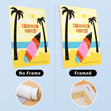 Load image into Gallery viewer, Mini Paint by numbers 15x20cm (6 pieces) - Summer Beach Posters