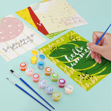 Load image into Gallery viewer, Mini Paint by numbers 15x20cm (6 pieces) - Summer Fruit Illustrations