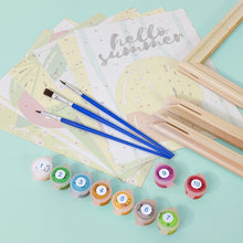 Load image into Gallery viewer, Mini Paint by numbers 15x20cm (6 pieces) - Summer Fruit Illustrations