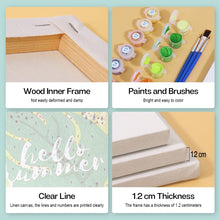 Load image into Gallery viewer, Mini Paint by numbers 15x20cm (6 pieces) - Summer Fruit Illustrations