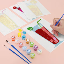Load image into Gallery viewer, Mini Paint by numbers 15x20cm (6 pieces) - Sparkling Fruit Drinks