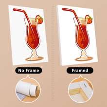 Load image into Gallery viewer, Mini Paint by numbers 15x20cm (6 pieces) - Fruity Cocktails