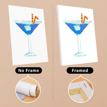 Load image into Gallery viewer, Mini Paint by numbers 15x20cm (6 pieces) - Colorful Cocktails