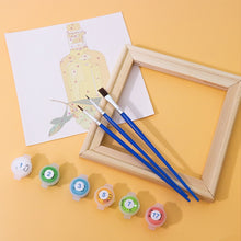 Load image into Gallery viewer, Mini Paint by numbers 15x15cm (6 pieces) - Natural Oils