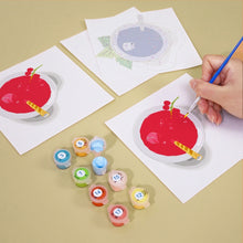 Load image into Gallery viewer, Mini Paint by numbers 15x15cm (6 pieces) - Color Pop Refreshers