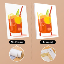 Load image into Gallery viewer, Mini Paint by numbers 15x20cm (6 pieces) - Tropical Cocktails
