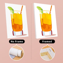Load image into Gallery viewer, Mini Paint by numbers 15x20cm (6 pieces) - Vibrant Summer Cocktails
