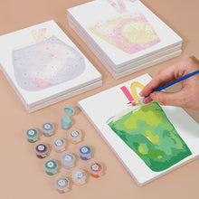 Load image into Gallery viewer, Mini Paint by numbers 15x20cm (6 pieces) - Tropical Pop Drinks