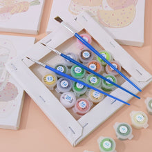 Load image into Gallery viewer, Mini Paint by numbers 15x15cm (6 pieces) - Healthy Juices