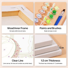 Load image into Gallery viewer, Mini Paint by numbers 15x15cm (6 pieces) - Healthy Juices