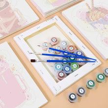 Load image into Gallery viewer, Mini Paint by numbers 15x20cm (6 pieces) - Milkshakes
