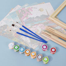 Load image into Gallery viewer, Paint by Numbers – 6 Canvas Set | Mediterranean Scenes