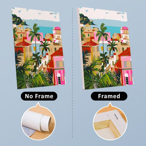 Paint by Numbers – 6 Canvas Set | Mediterranean Scenes