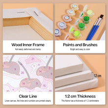 Load image into Gallery viewer, Mini Paint by numbers 15x20cm (6 pieces) - Colorful Milkshakes