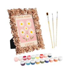 Load image into Gallery viewer, Mini Paint by number with frame - Flower market - London Figured'Art