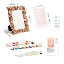 Load image into Gallery viewer, Mini Paint by number with frame - Flower market - London