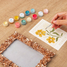 Load image into Gallery viewer, Mini Paint by number with frame - Flower market - Madrid