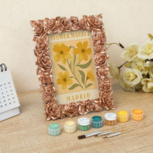 Load image into Gallery viewer, Mini Paint by number with frame - Flower market - Madrid