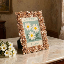 Load image into Gallery viewer, Mini Paint by number with frame - Flower market - Lisbon