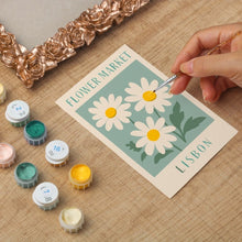 Load image into Gallery viewer, Mini Paint by number with frame - Flower market - Lisbon